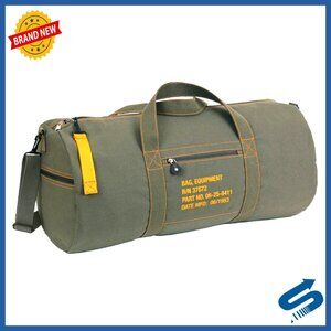 Heavyweight Canvas Duffle Bag Tactical Travel Gear Storage Classic Durable